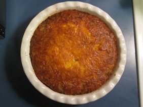sausage and cheese quiche