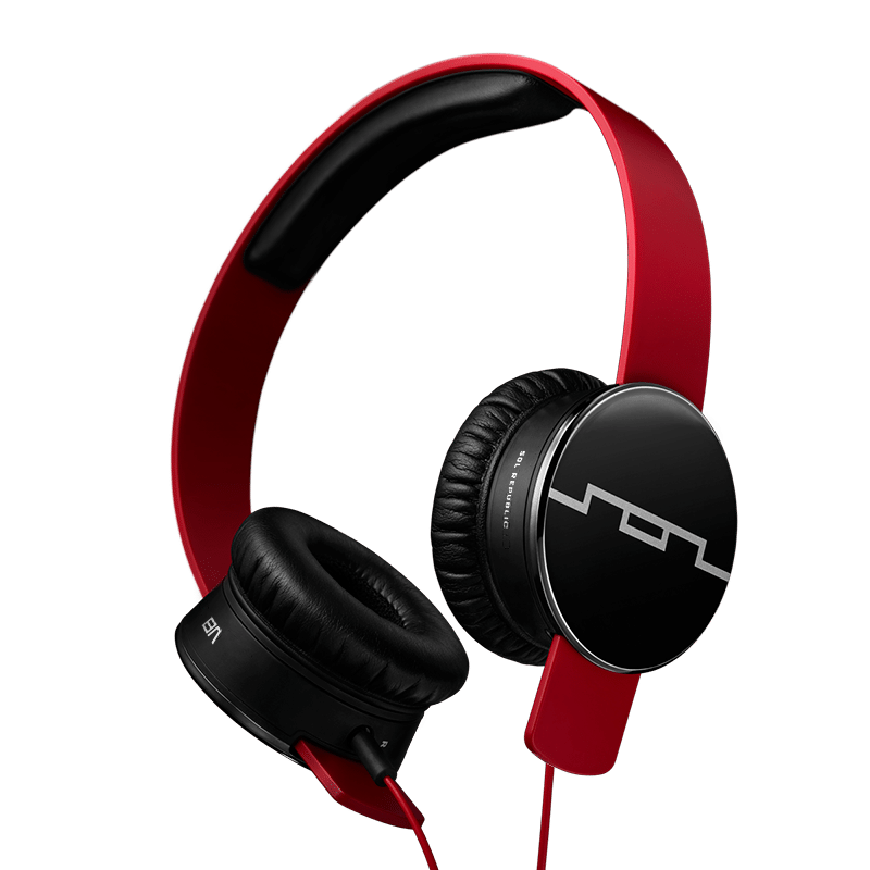 Tracks Air Wireless Headphones in red