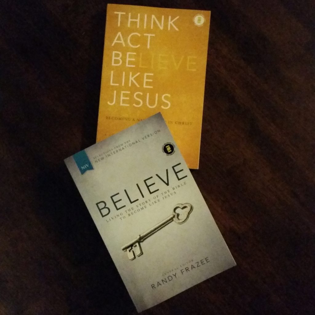 Think Act Be Like Jesus Believe @thatbaldchick
