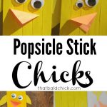 Popsicle Stick Chicks at thatbaldchick