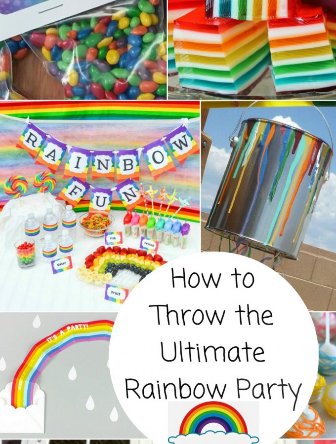 How to Throw the Ultimate Rainbow Party at thatbaldchick.com