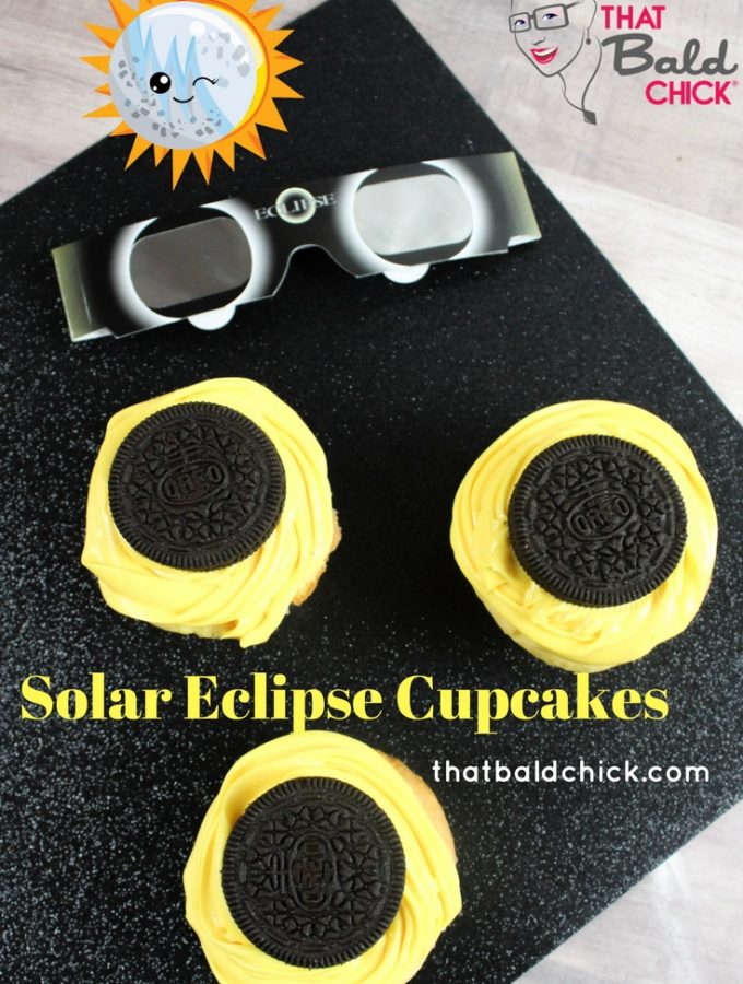 Solar Eclipse Cupcakes at thatbaldchick.com
