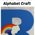 Get the supply list, instructions, and templates for this R is for Rainbow Alphabet Craft today! #homeschool #teacher #alphabet #abcs #lotw #free #printable
