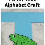 Get the supply list, instructions, and templates for this T is for Toad Alphabet Craft today! #homeschool #teacher #alphabet #abcs #lotw #free #printable