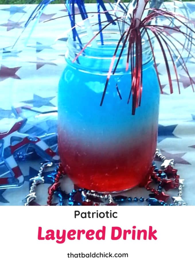 Patriotic Layered Drink