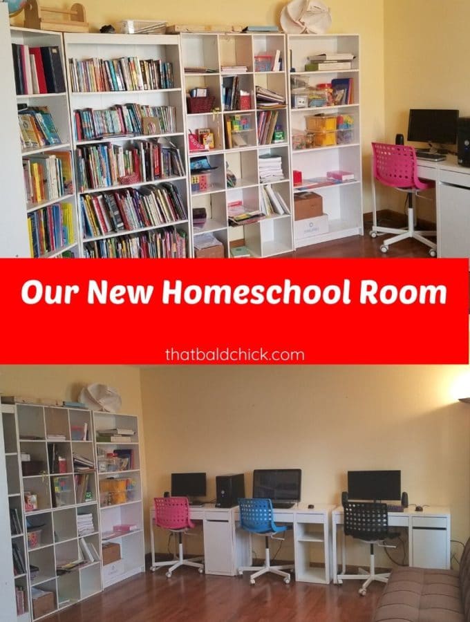 our new homeschool room