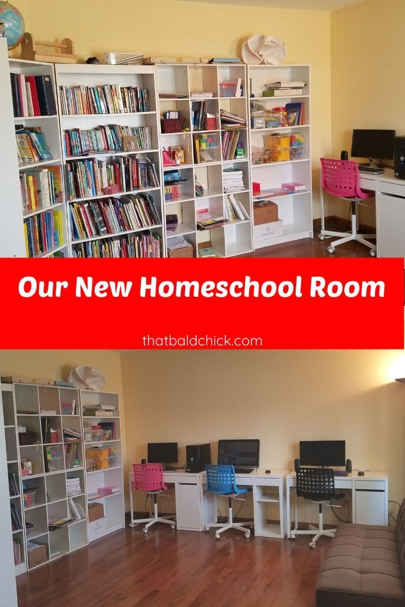 Our Homeschool Room - That Bald Chick®