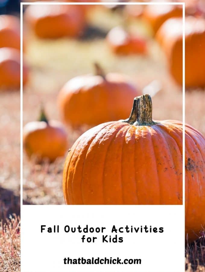 fall outdoor activities for kids