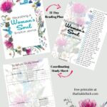 Nourishing A Woman's Soul Journal with Study Sheet