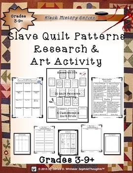 Freedom Quilt Pattern Research and Art Activity